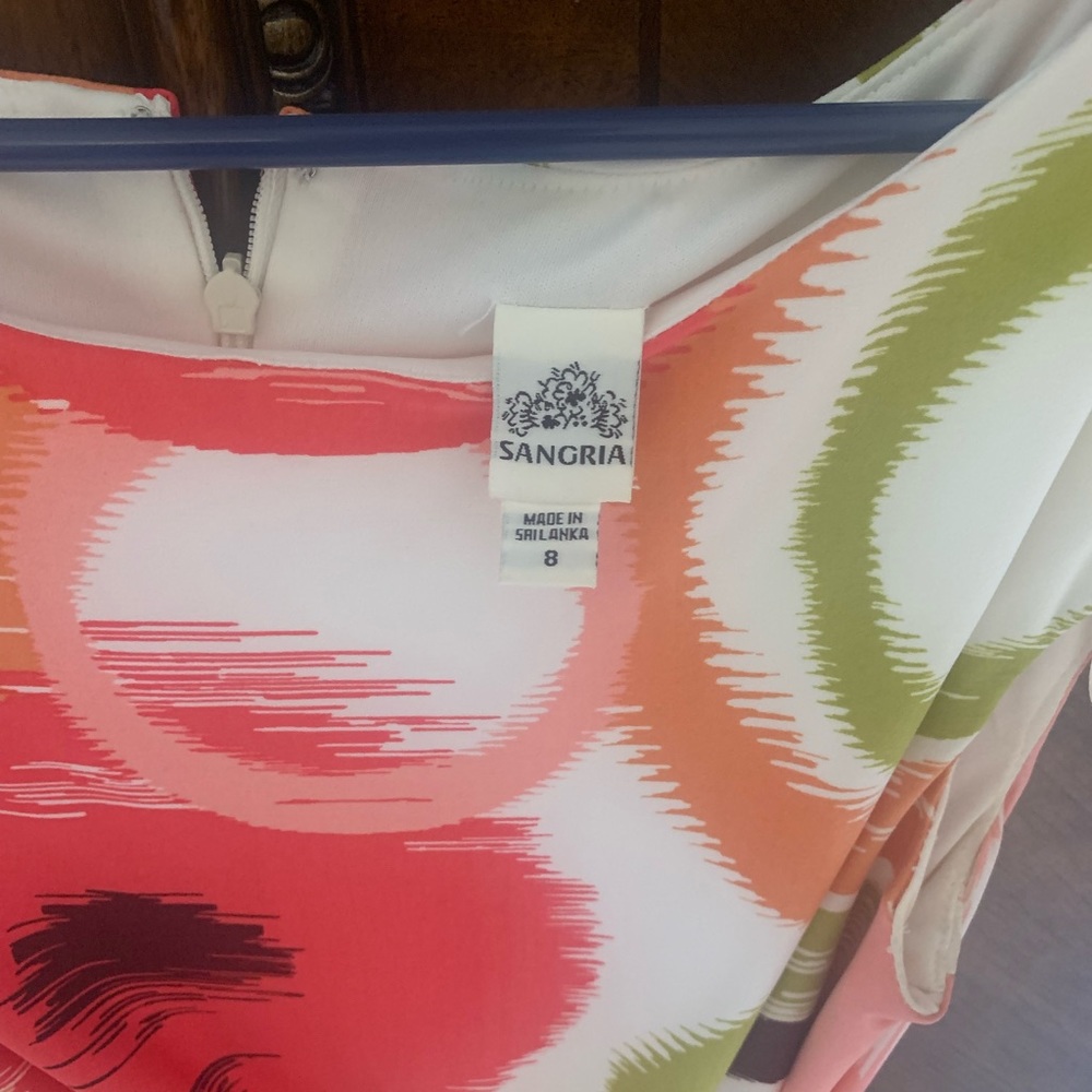 Sangria spring/summer dress size 8 - Picture 3 of 3